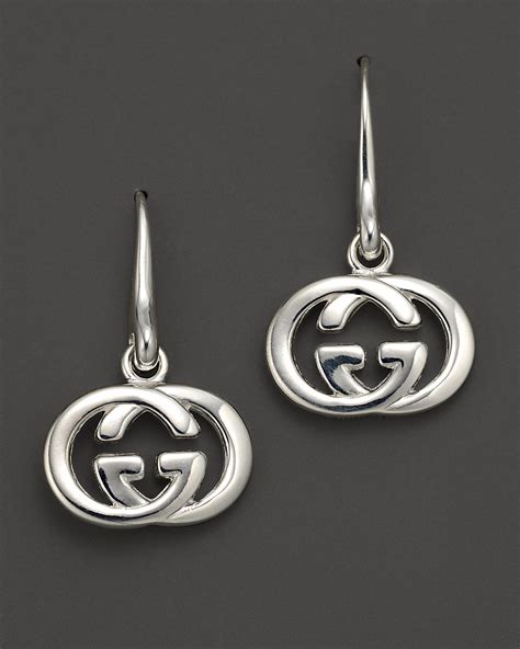 silver gucci earrings